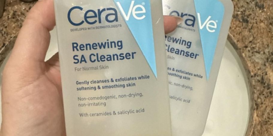 TWO CeraVe Facial Cleanser Bottles Just $10 Shipped on Amazon (Reg. $32)