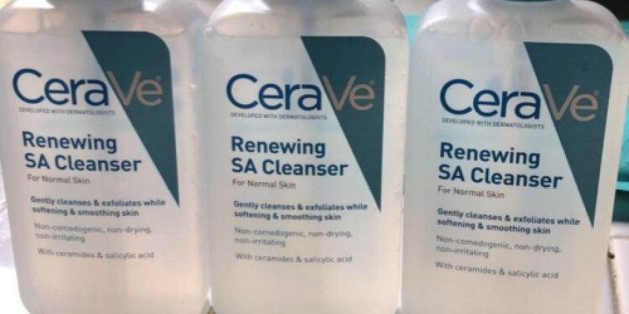 THREE CeraVe Salicylic Acid Cleansers Just $9 Each Shipped on Amazon