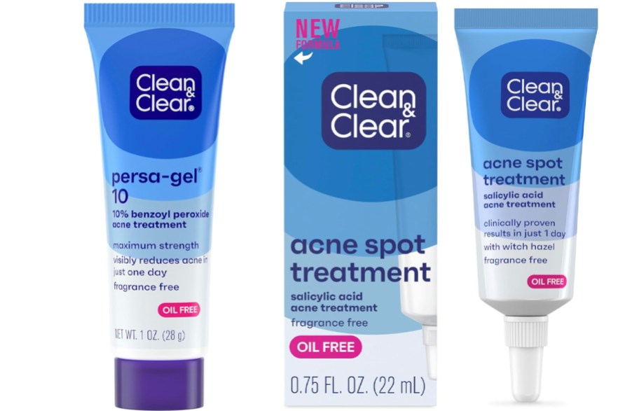 two clean and clear acne treatments