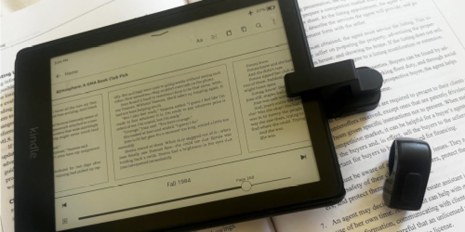 Remote Page Turner Only $4 on Amazon (Turn Pages Without Lifting a Finger!)