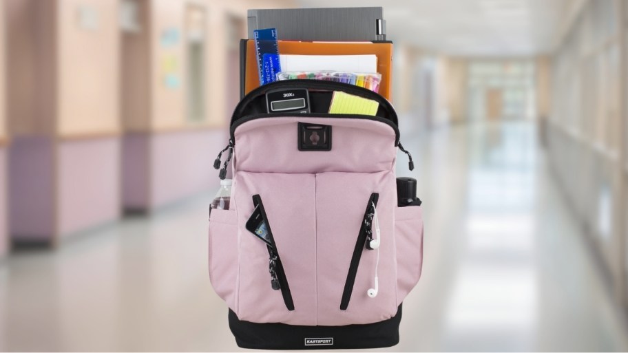 pink eastsport backpack 
