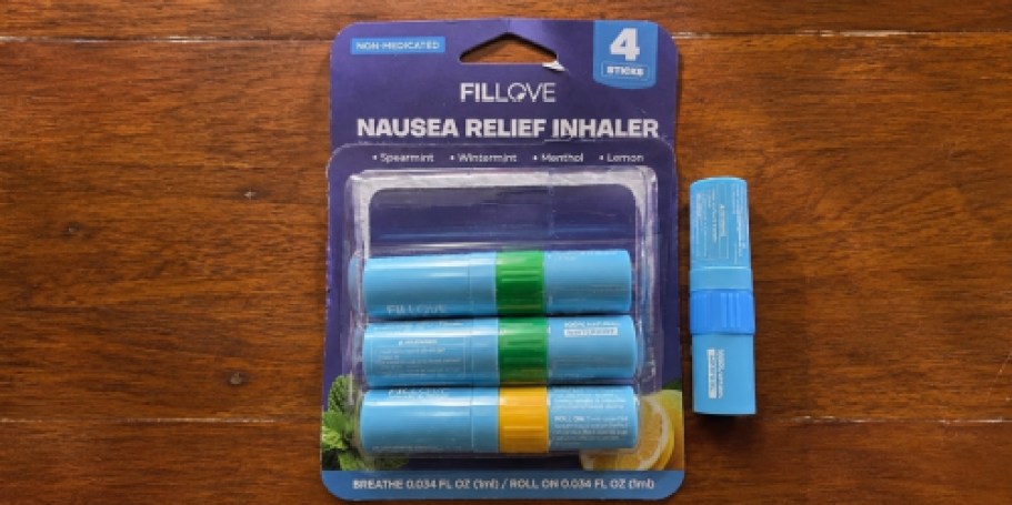 Natural Herbal Nausea Relief Inhalers Just $10.81 Shipped for a 4-Pack
