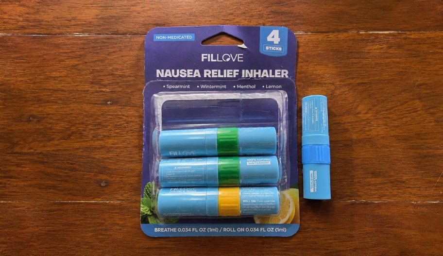 a 4 pack of nausea relief inhalers