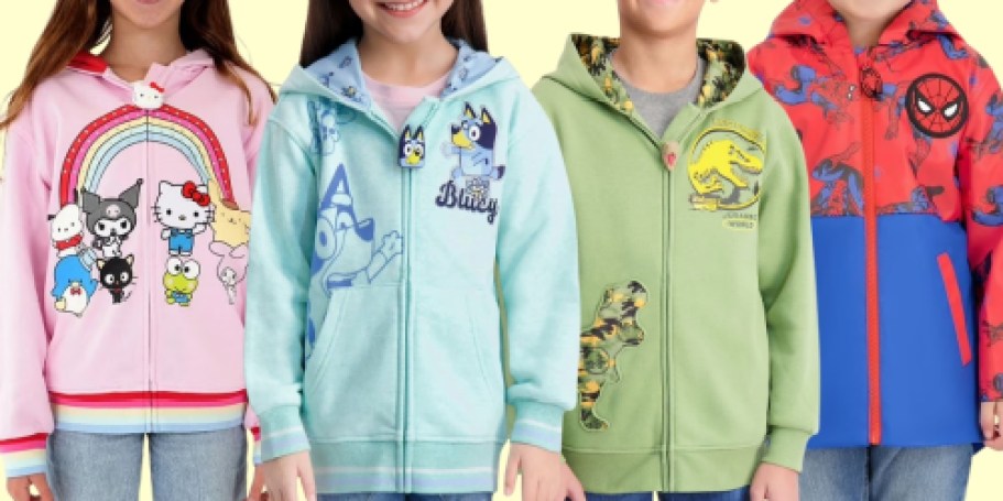 Kids Character Jackets from $6.81 on SamsClub.com | Disney, Marvel, Bluey & More