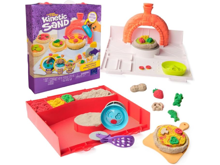 Kinetic Sand SquishPizza Rising Pizza Oven Playset