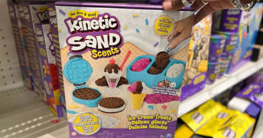 kinetic sand box in store