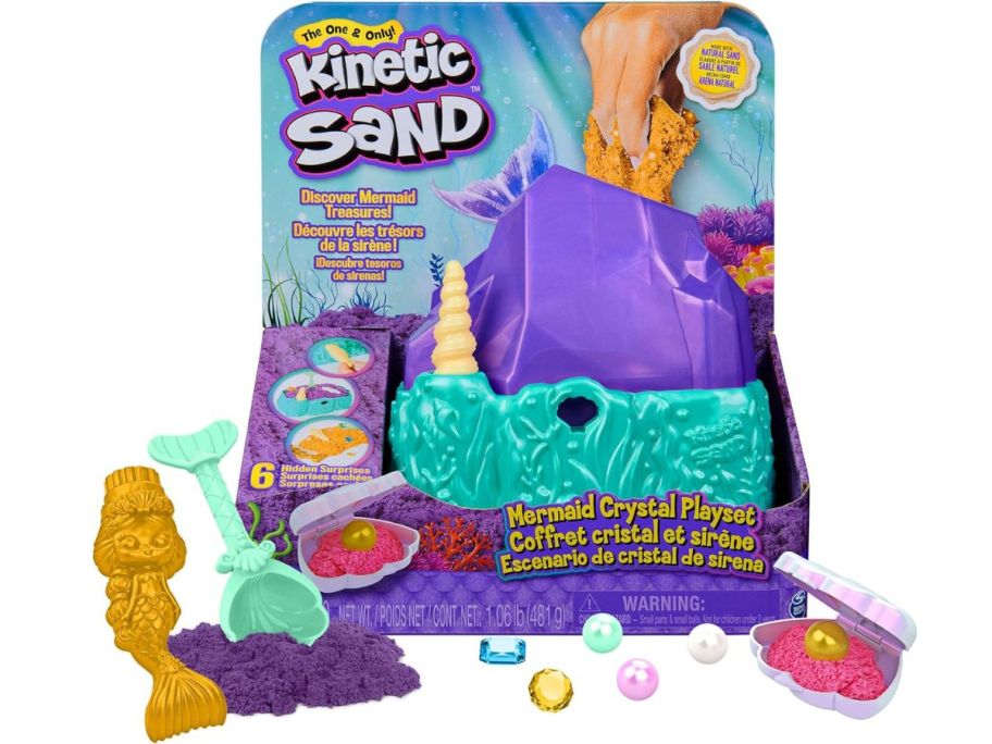 Kinetic Sand Mermaid Crystal Playset