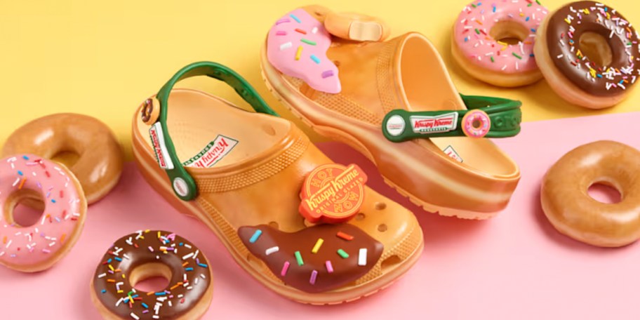 krispy kreme crocs and doughnuts 