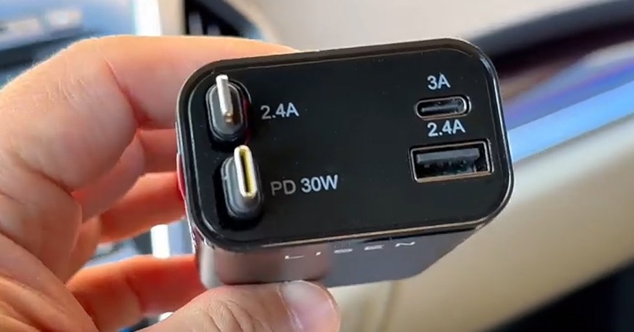 Retractable Car Charger Only $11.99 on Amazon (Charge 4 Devices at Once)