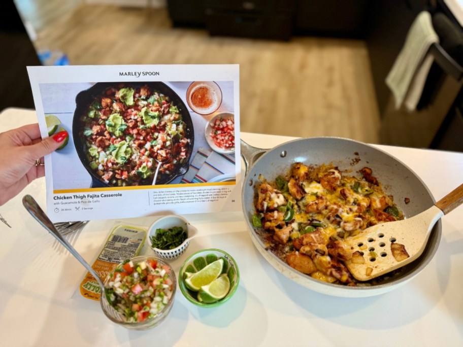 food in a pan