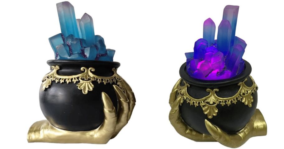 Ashland 8" LED Cauldron Tabletop Decor