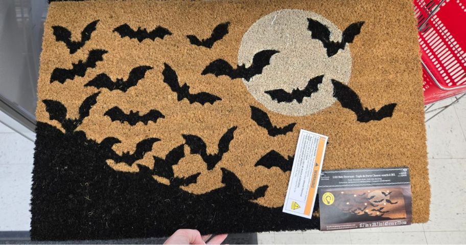 doormat with with bats on it in store