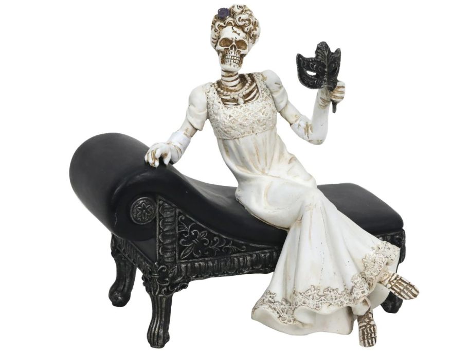 Ashland 7" Skeleton Bride w/ Mask figurine