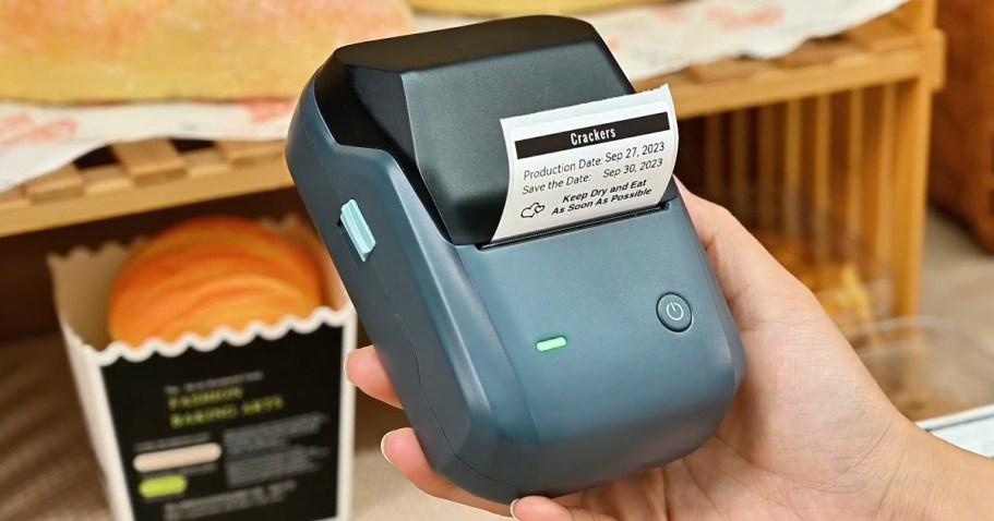 Wireless Thermal Label Maker Only $14.99 Shipped on Amazon | No Ink Needed