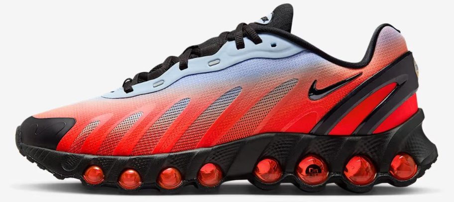 orange, black, and grey Nike Air Max Dn8 Men's Shoe