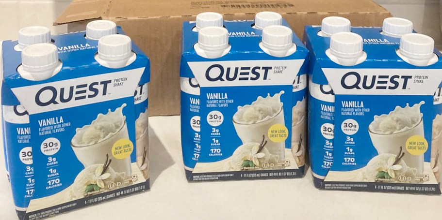 Quest Protein Shakes 12-Pack Only $19.77 Shipped on Amazon (Reg. $35)