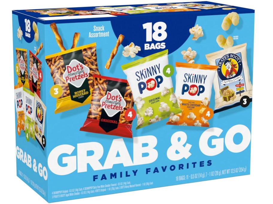 skinny pop grab and go favotires box