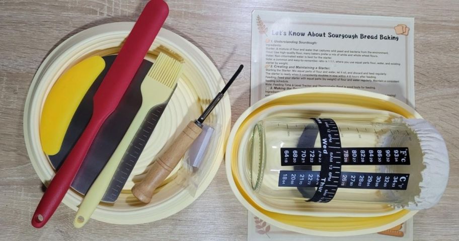 sourdough jar kit on counter