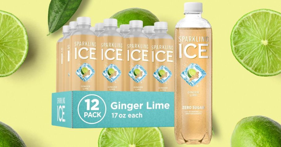 Sparkling Ice Ginger Lime 12-Pack Only $9.86 Shipped on Amazon (Just 82¢ Each)