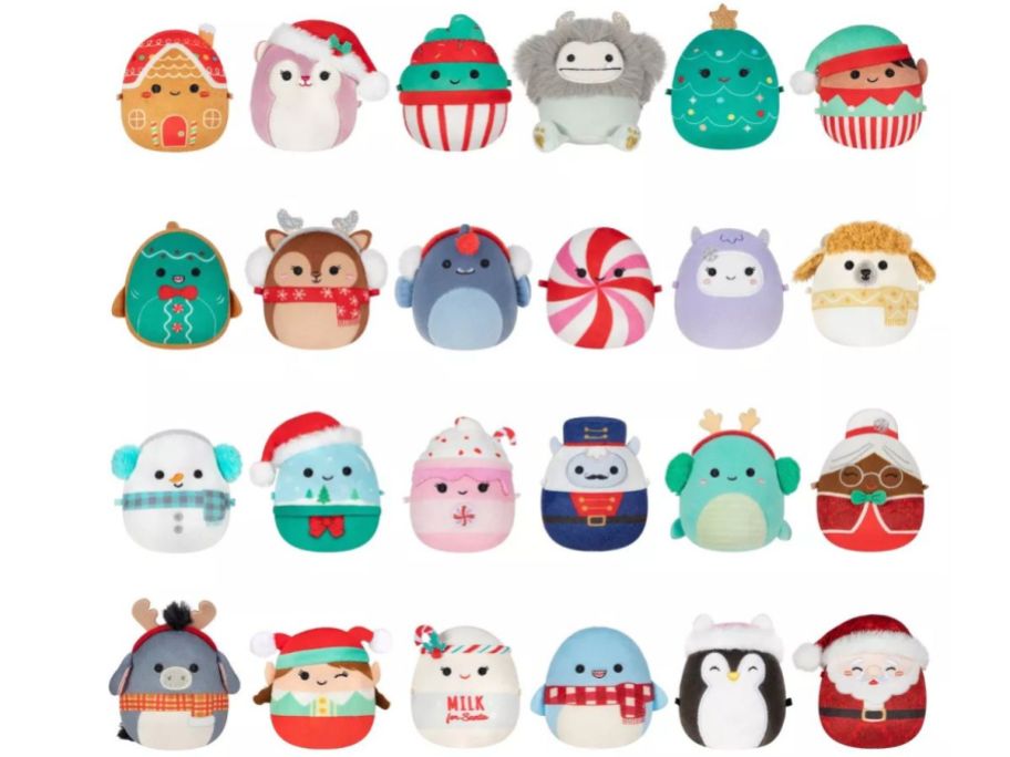 24 squishmallows micromallows