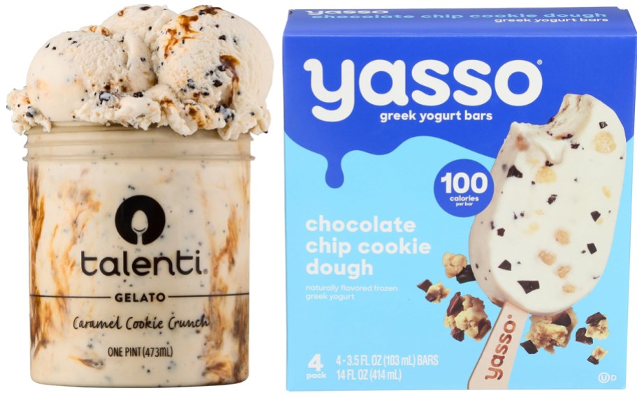 talenti and yasso ice cream