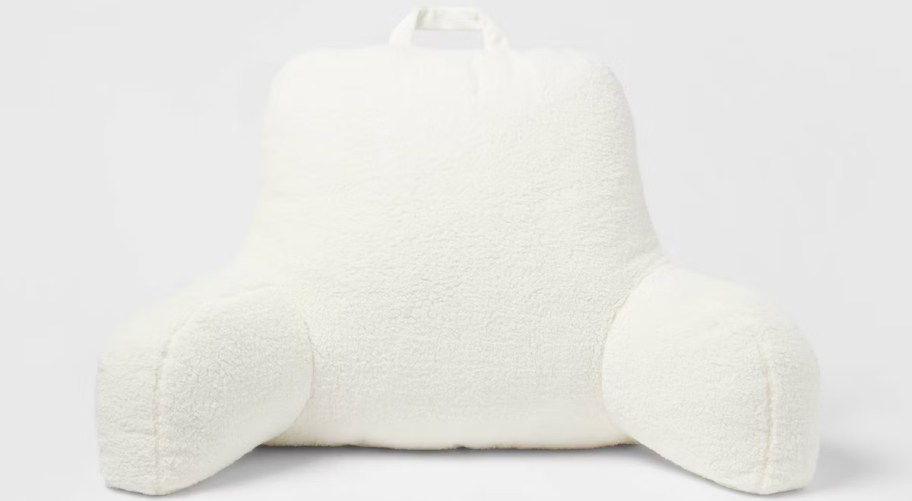 white bedrest pillow 