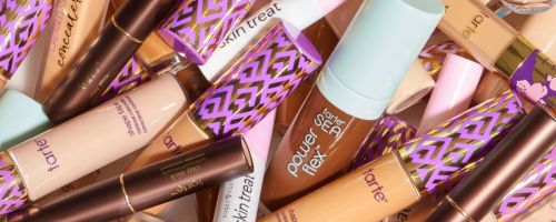Several different types of Tarte Concealers and skin treatments