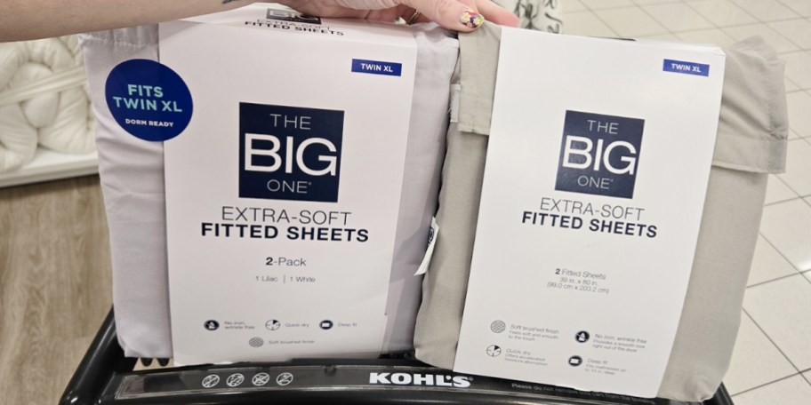 purple and gray sheet sets