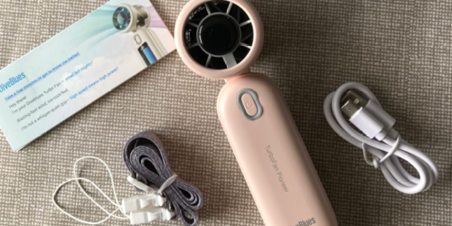Portable Handheld Fan Just $8.49 on Amazon (Reg. $17)