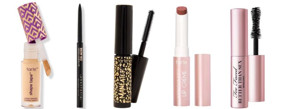 tarte, anastasia beverly hills, and too faced minis