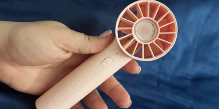 Rechargeable Portable Fan Only $3.99 on Amazon