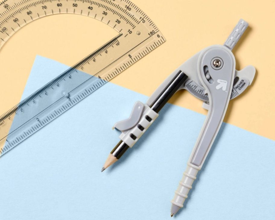 compass and protractor set