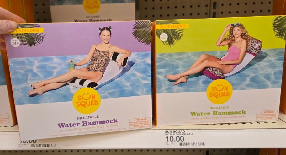 Sun squad double water hammock