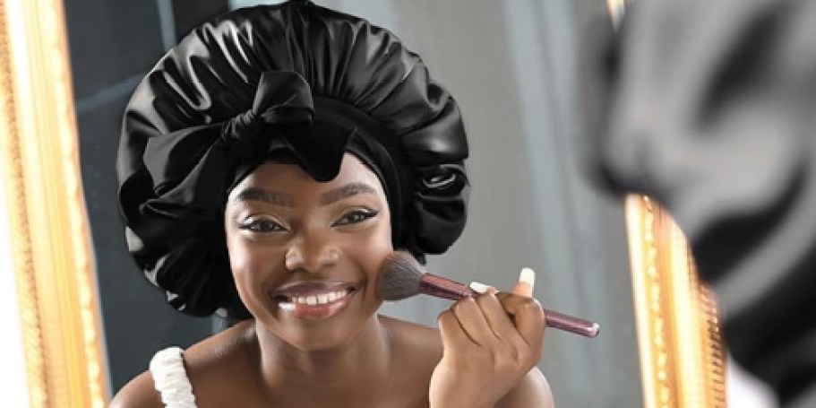 Satin Hair Bonnet Just $9.99 on Amazon (Works For All Hair Types!)