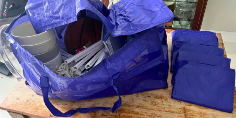 Extra Large Moving Storage Bags 6-Pack Only $18.79 on Amazon (Reg. $36)