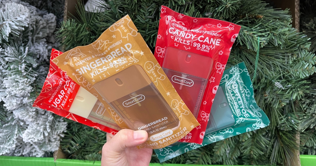 NEW Smart Care Holiday Hand Sanitizer Sprays Just $2.97 at Walmart