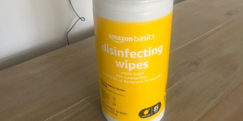 Amazon Basics Disinfecting Wipes 4-Pack Just $10.89 Shipped