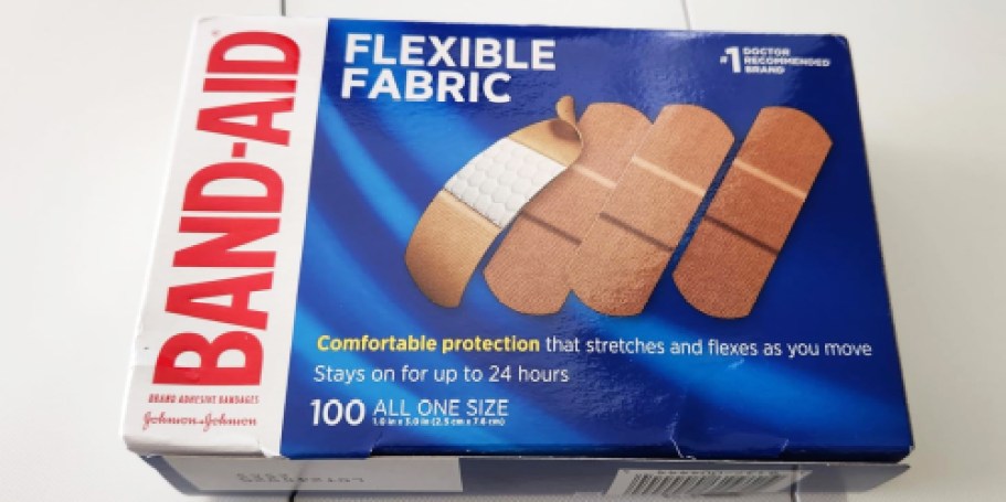 Band-Aid Flexible Fabric Bandages 100-Count Box Just $4.51 Shipped on Amazon