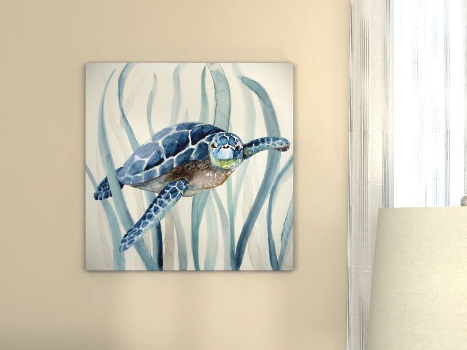 Beachcrest Home Pei "Pei Turtle I" Canvas on wall