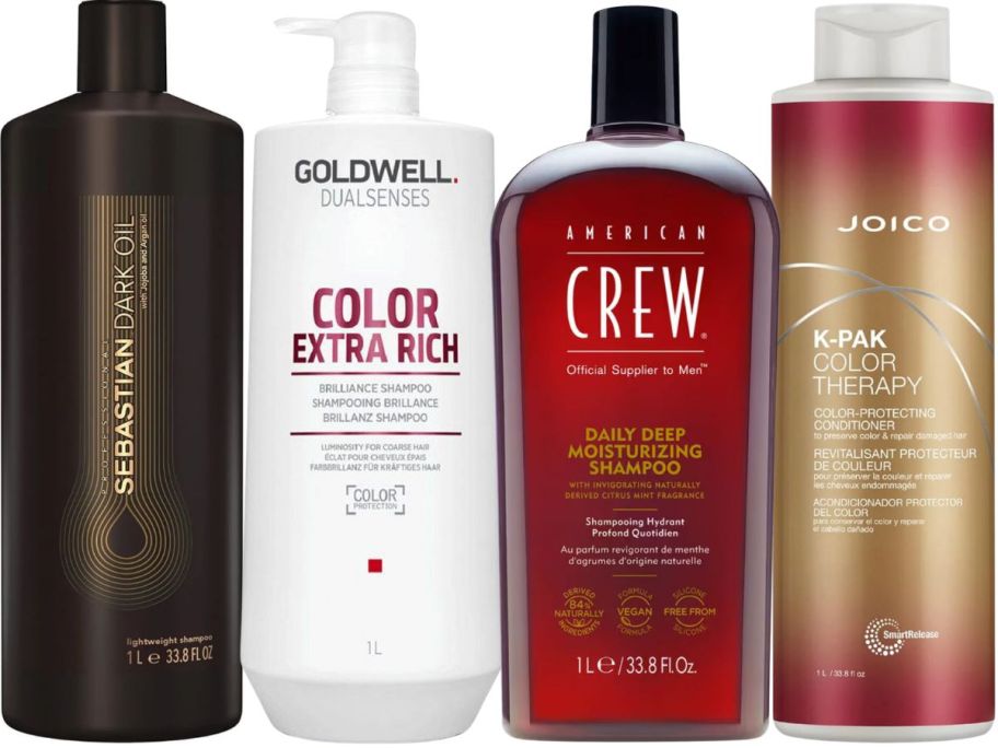 4 liters of shampoo in various brands