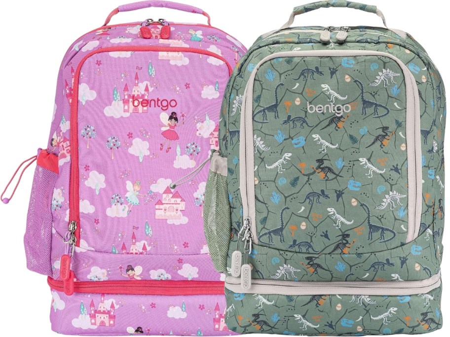 two back pack lunchbag combos