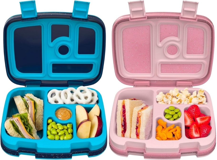 2 bentgo kids 5 compartment lunch boxes