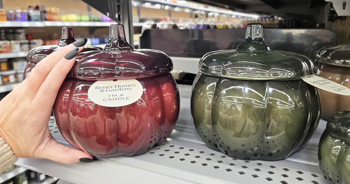 Better Homes & Gardens Fall Candles are Back at Walmart (Prices Starting at $4.98)