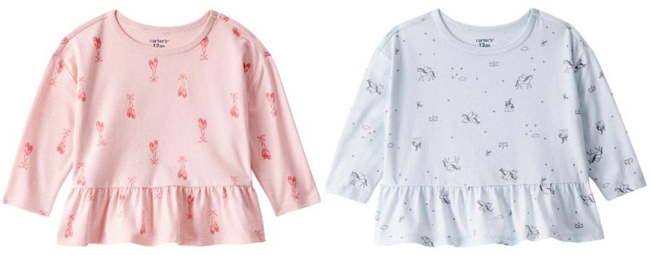 Carter's Baby Girl Long-Sleeve Peplum Top