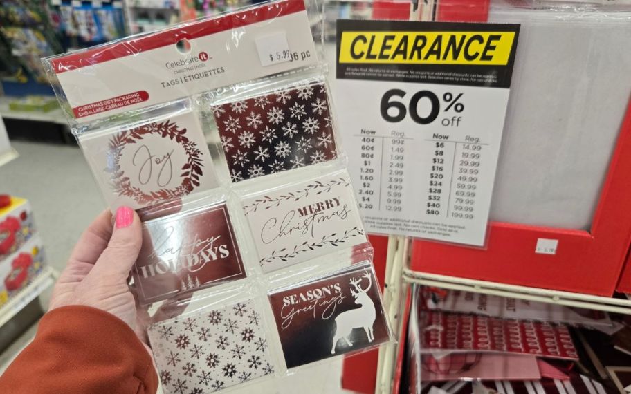 hand holding Celebrate it Tags&nbsp;