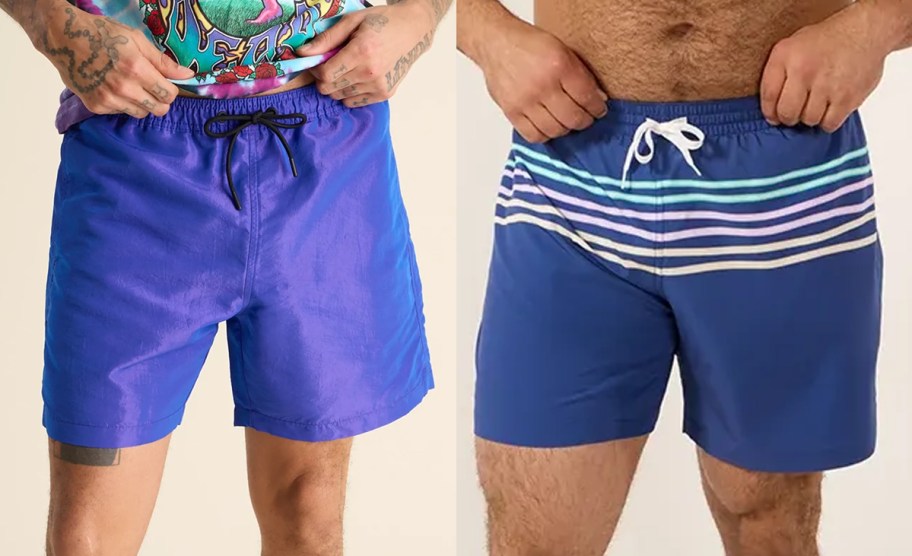 Chubbies Men's Freestyle Shorts, Chubbies Men's Lined Classic Swim Trunks
