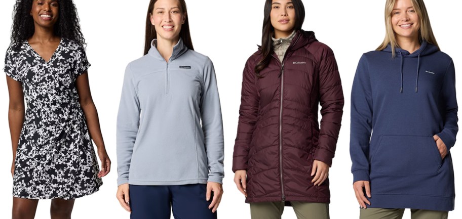 Columbia Women's Hoodie, Jackets, and Dress