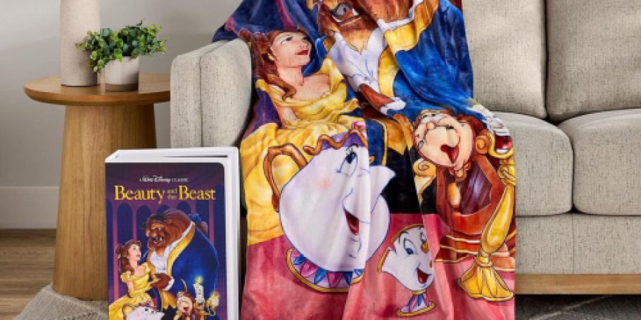 Back in Stock! Disney Movie Throw Blankets w/ VHS Gift Box Just $19.98 on SamsClub.com (Will Sell Out Again)