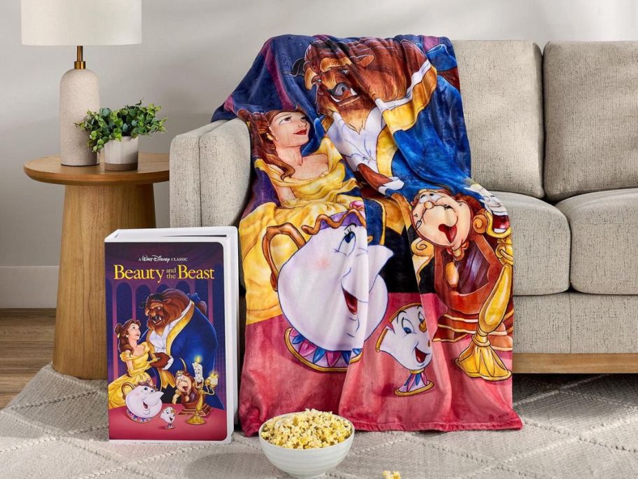 Back in Stock! Disney Movie Throw Blankets w/ VHS Gift Box Just $19.98 on SamsClub.com (Will Sell Out Again)