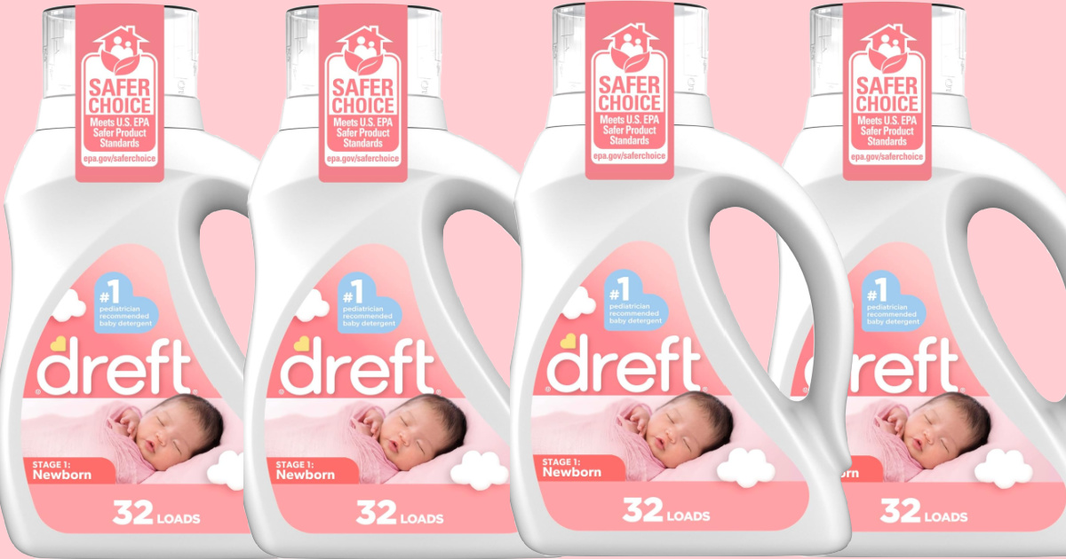 Dreft Baby Laundry Detergent Under $5 Per Bottle on Amazon – Just Buy 4!